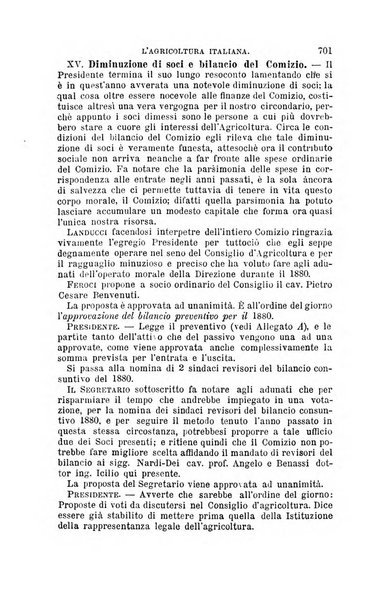 L'agricoltura italiana periodico mensile