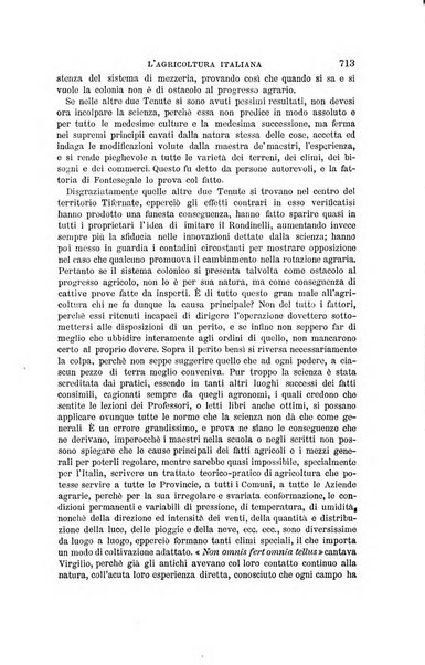 L'agricoltura italiana periodico mensile