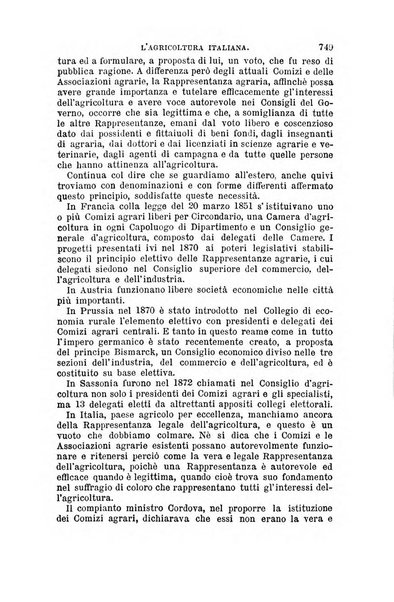 L'agricoltura italiana periodico mensile