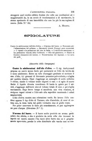 L'agricoltura italiana periodico mensile