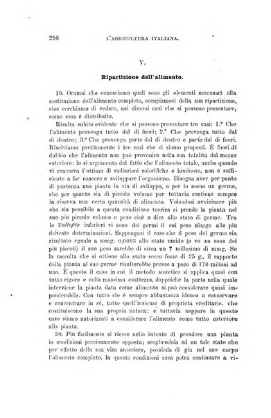 L'agricoltura italiana periodico mensile