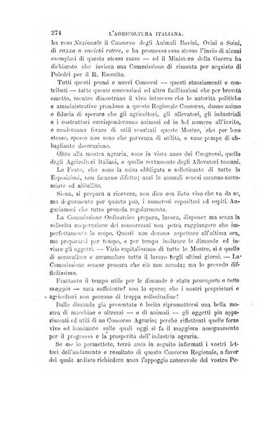 L'agricoltura italiana periodico mensile