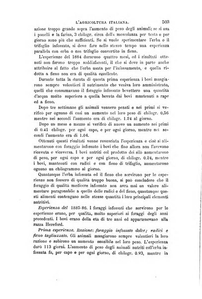 L'agricoltura italiana periodico mensile