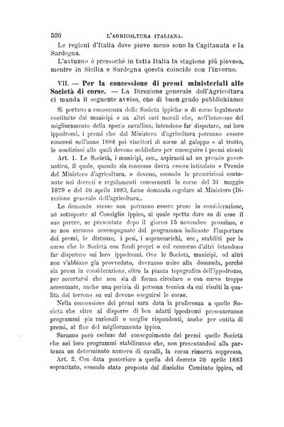 L'agricoltura italiana periodico mensile