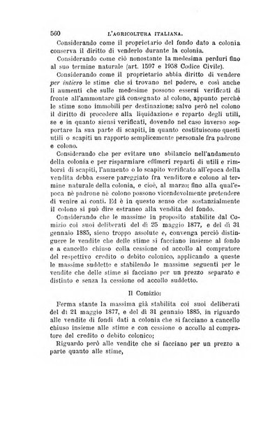 L'agricoltura italiana periodico mensile