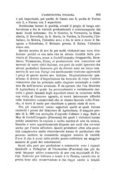 L'agricoltura italiana periodico mensile