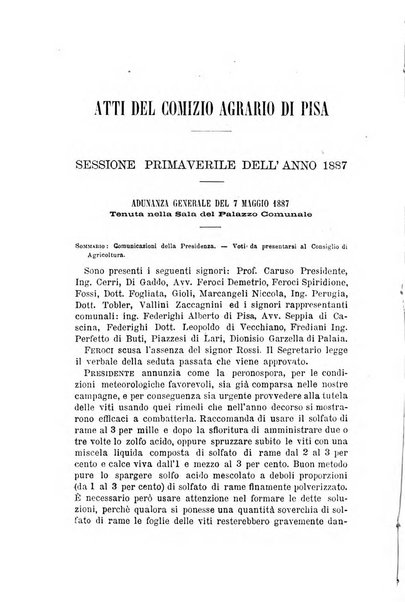 L'agricoltura italiana periodico mensile