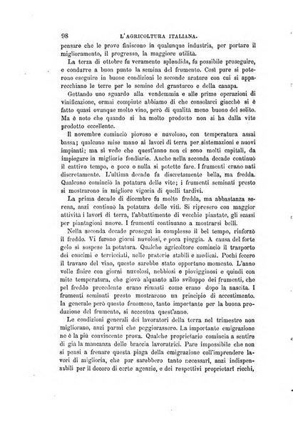 L'agricoltura italiana periodico mensile