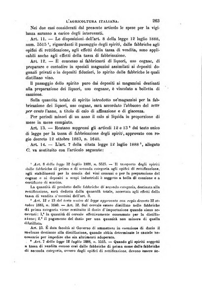 L'agricoltura italiana periodico mensile