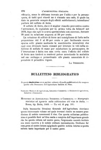 L'agricoltura italiana periodico mensile