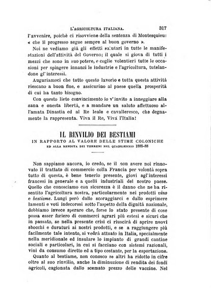 L'agricoltura italiana periodico mensile