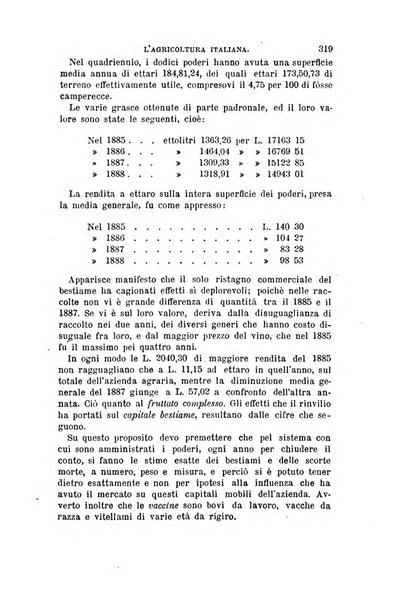 L'agricoltura italiana periodico mensile