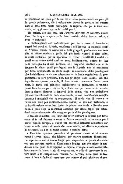 L'agricoltura italiana periodico mensile