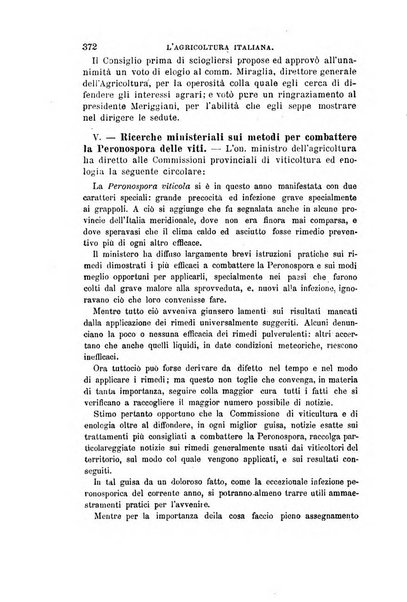 L'agricoltura italiana periodico mensile