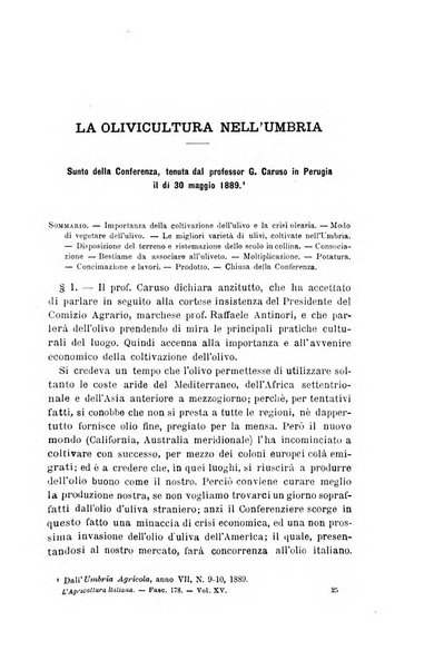 L'agricoltura italiana periodico mensile