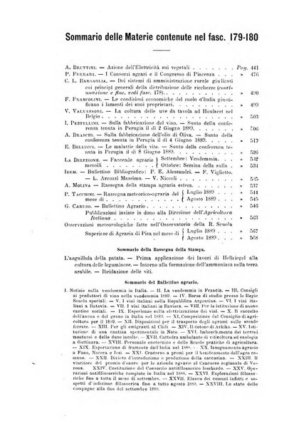 L'agricoltura italiana periodico mensile