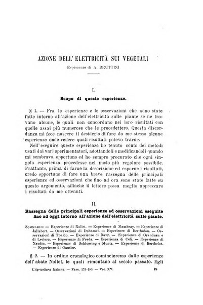 L'agricoltura italiana periodico mensile