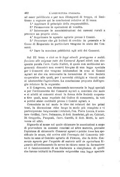 L'agricoltura italiana periodico mensile