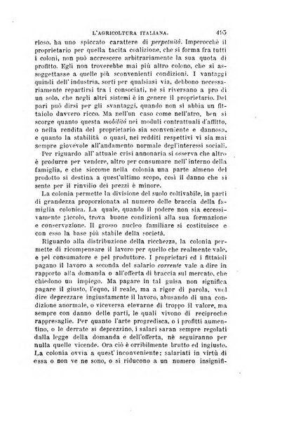 L'agricoltura italiana periodico mensile