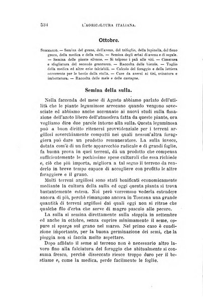 L'agricoltura italiana periodico mensile