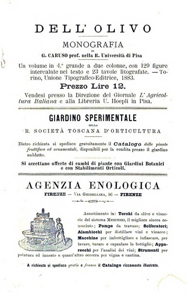 L'agricoltura italiana periodico mensile