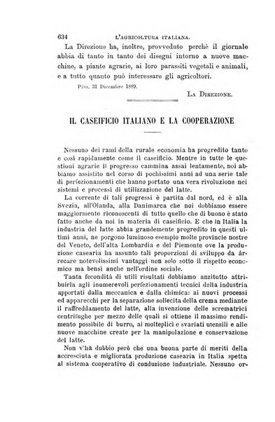 L'agricoltura italiana periodico mensile