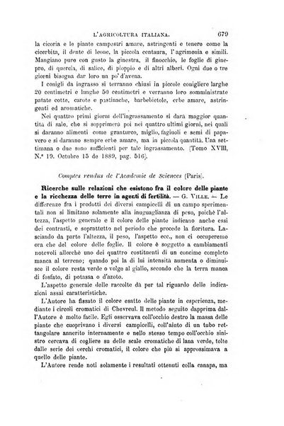 L'agricoltura italiana periodico mensile