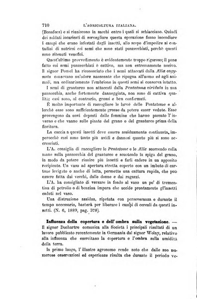 L'agricoltura italiana periodico mensile