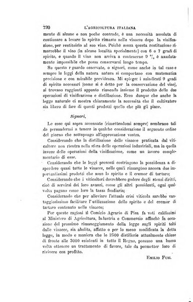 L'agricoltura italiana periodico mensile