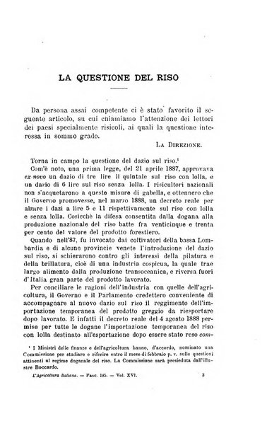 L'agricoltura italiana periodico mensile