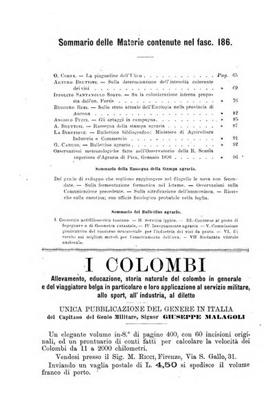 L'agricoltura italiana periodico mensile