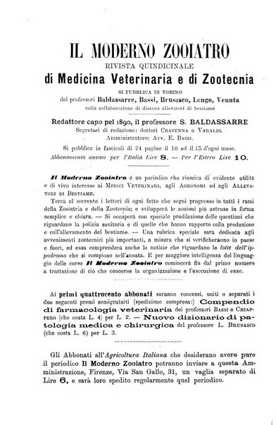 L'agricoltura italiana periodico mensile