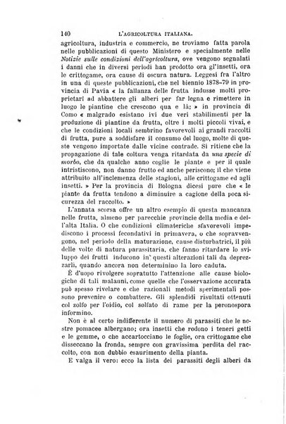 L'agricoltura italiana periodico mensile