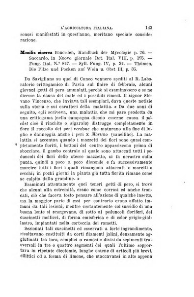 L'agricoltura italiana periodico mensile