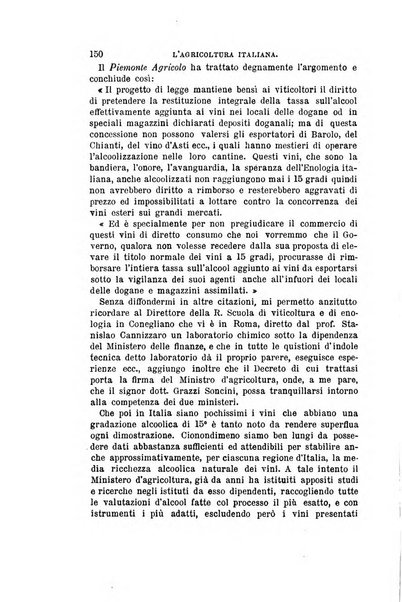 L'agricoltura italiana periodico mensile