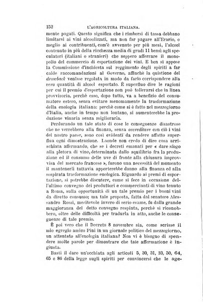 L'agricoltura italiana periodico mensile