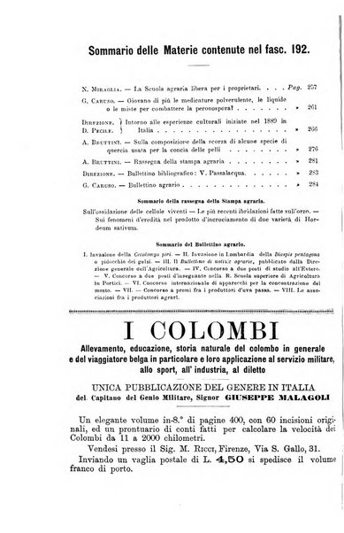 L'agricoltura italiana periodico mensile