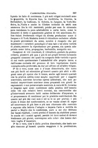 L'agricoltura italiana periodico mensile