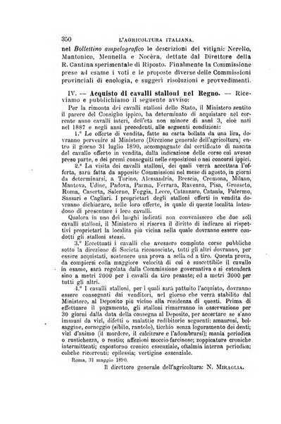 L'agricoltura italiana periodico mensile