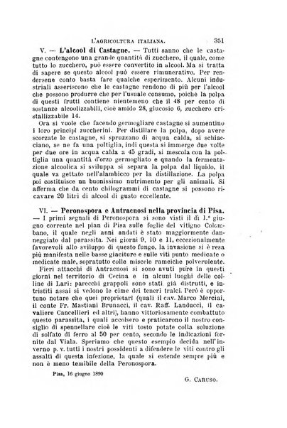 L'agricoltura italiana periodico mensile