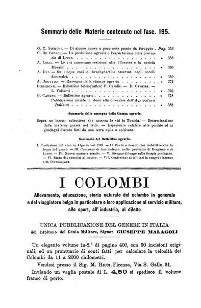 L'agricoltura italiana periodico mensile