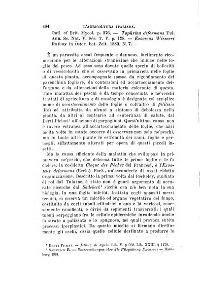 L'agricoltura italiana periodico mensile