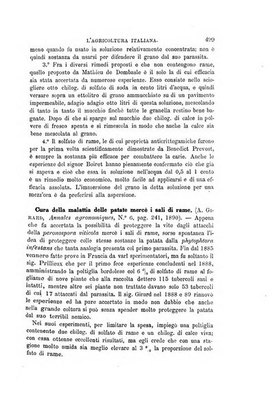 L'agricoltura italiana periodico mensile