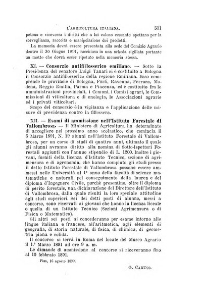 L'agricoltura italiana periodico mensile