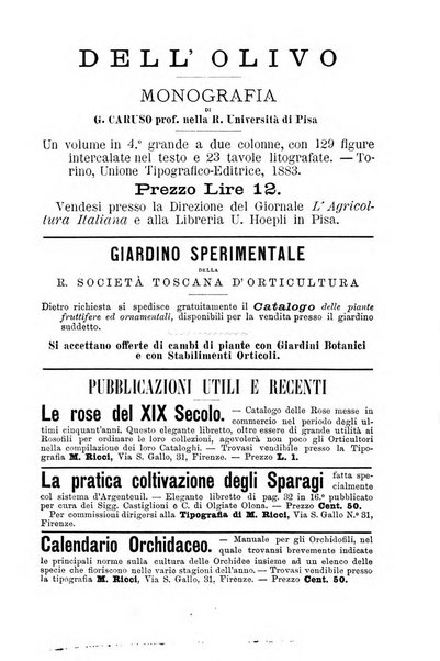 L'agricoltura italiana periodico mensile