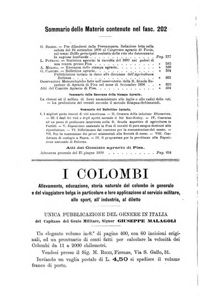 L'agricoltura italiana periodico mensile