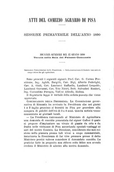 L'agricoltura italiana periodico mensile