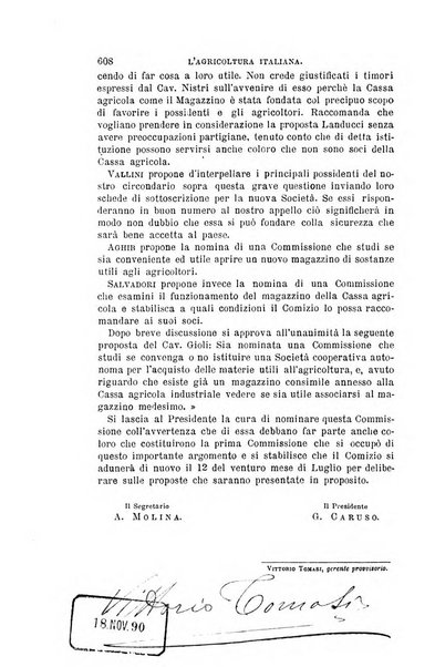 L'agricoltura italiana periodico mensile