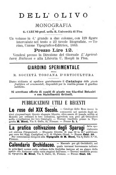 L'agricoltura italiana periodico mensile