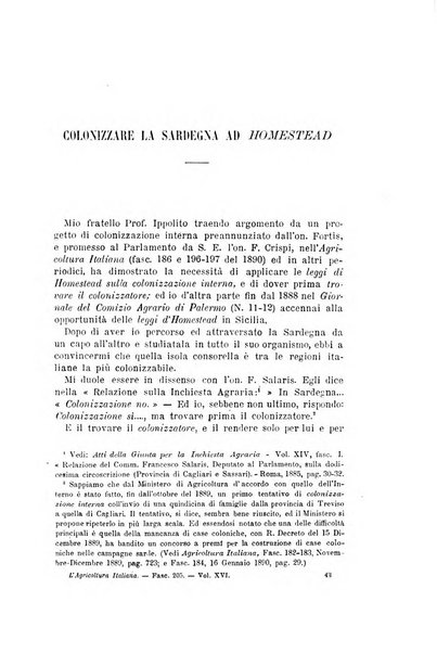 L'agricoltura italiana periodico mensile